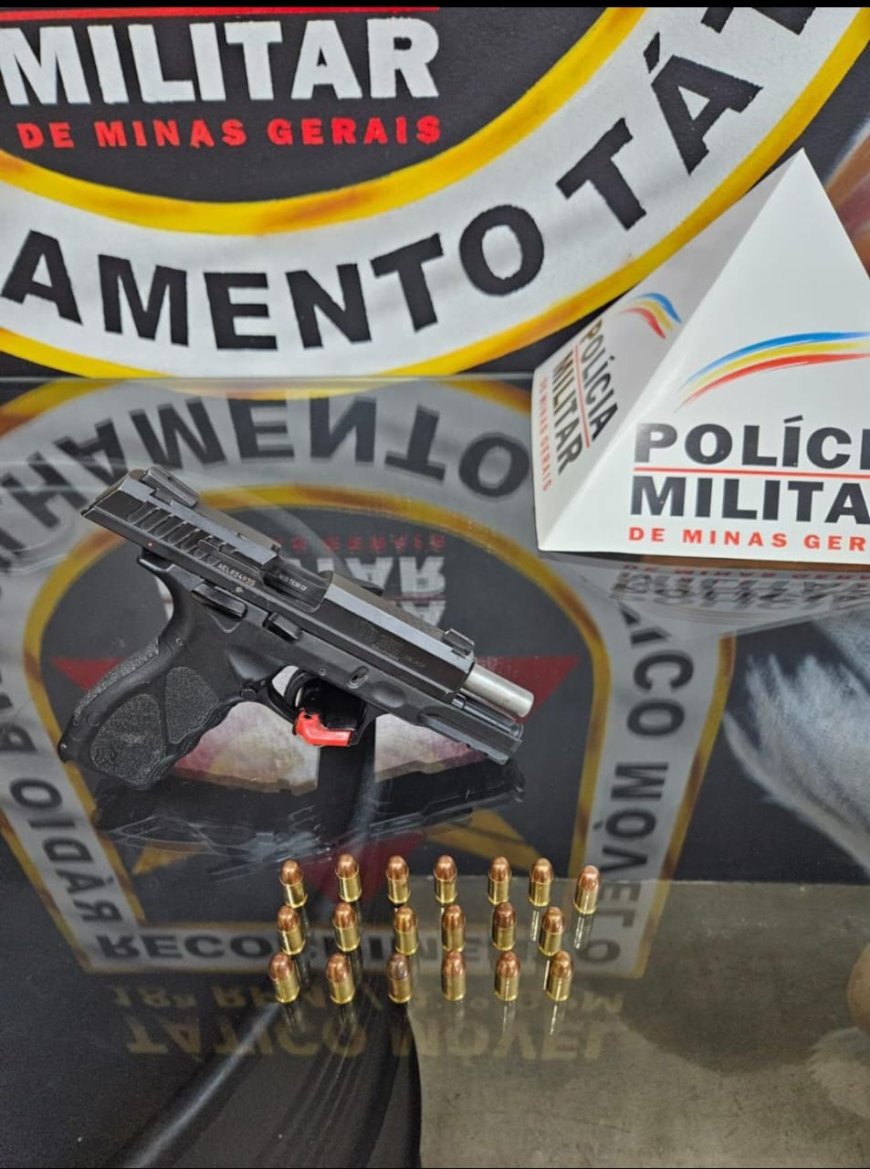 Policiais apreendem arma de fogo em briga entre familiares no distrito de Termópolis