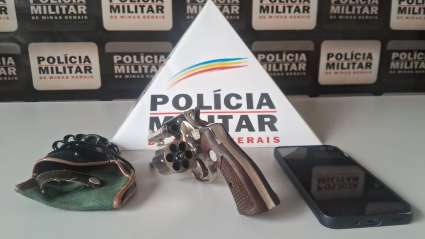 Polícia Militar prende homem por porte ilegal de arma de fogo em Nova Resende