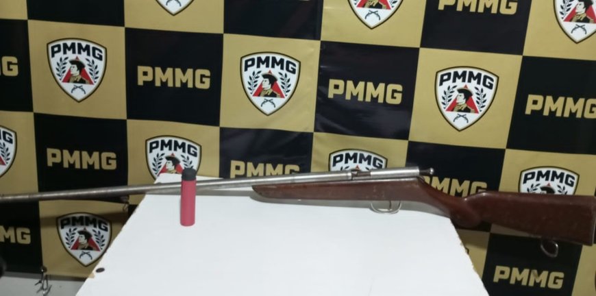 Arma de fogo é apreendida após ocorrência de lesão corporal