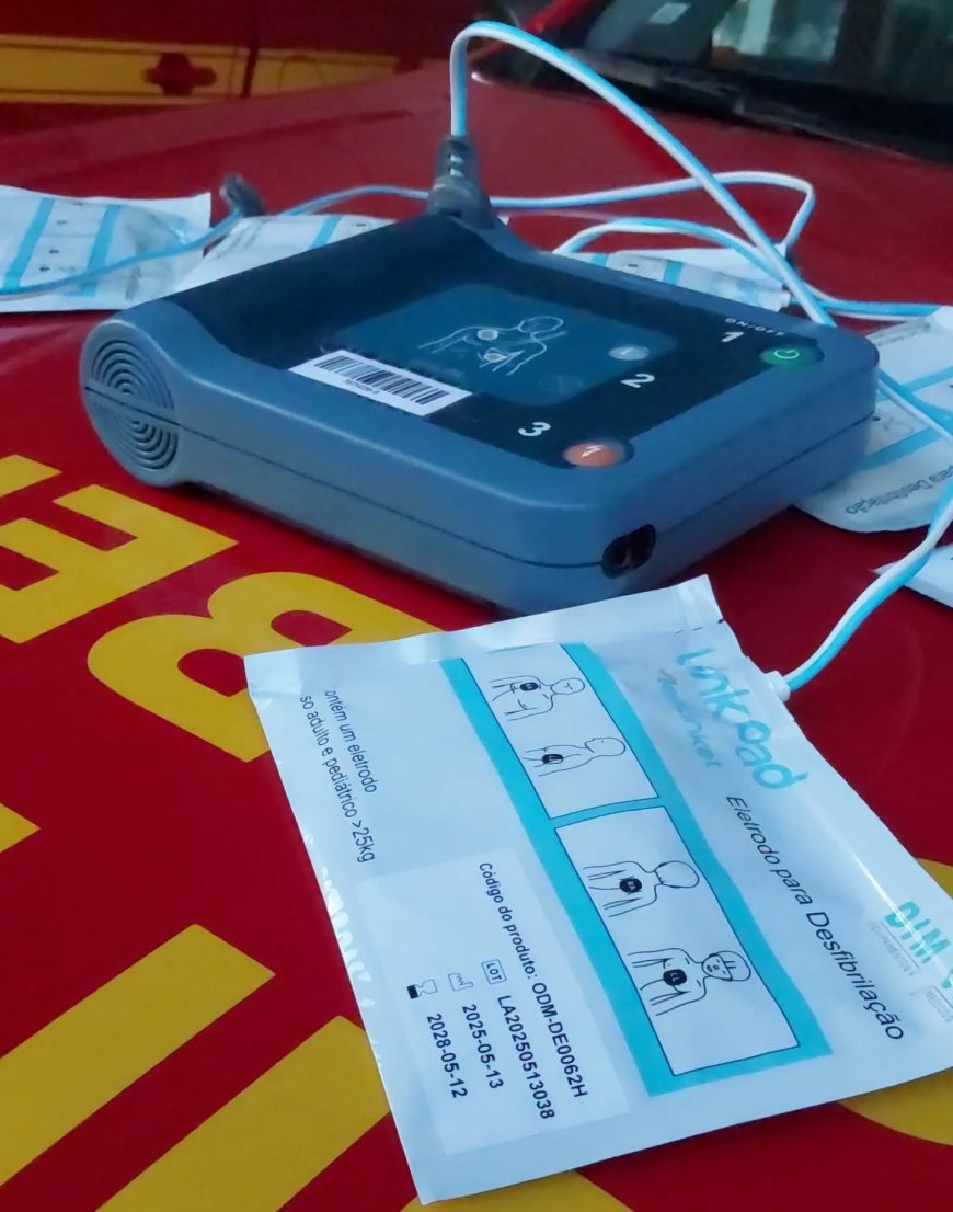 Corpo de Bombeiros de Guaxupé recebe novos equipamentos para socorrer pessoas com problemas cardíacos
