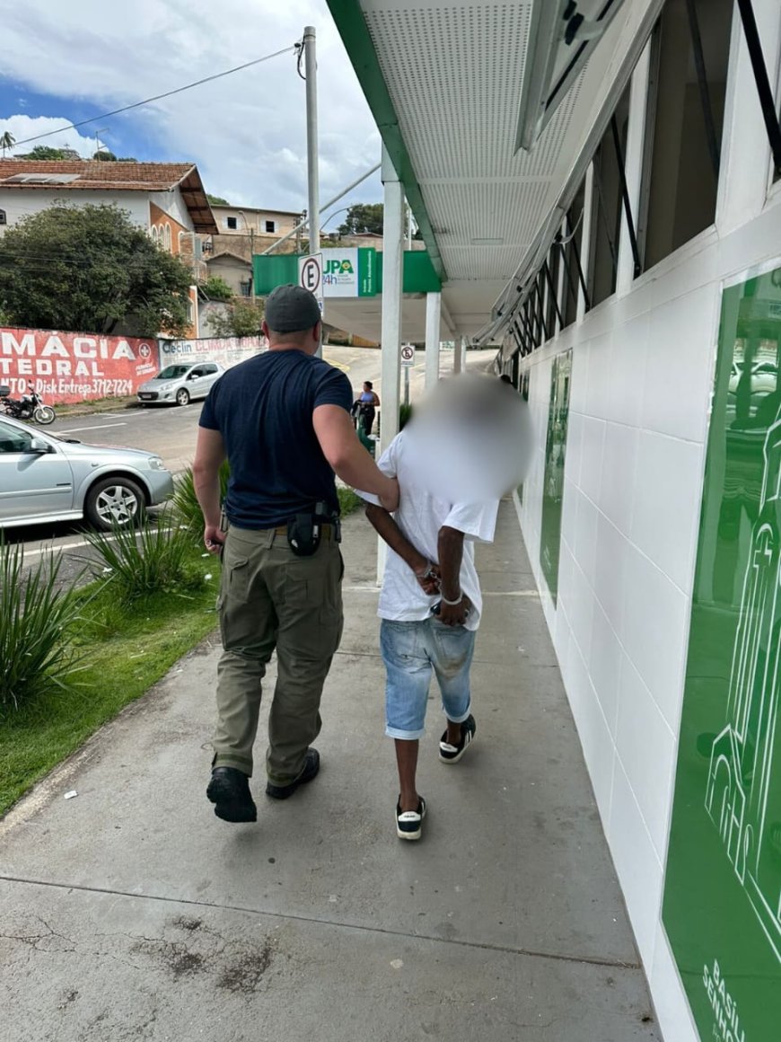 Homem com várias passagens pela polícia é preso após furtar celular de estúdio de tatuagem no Sul de Minas