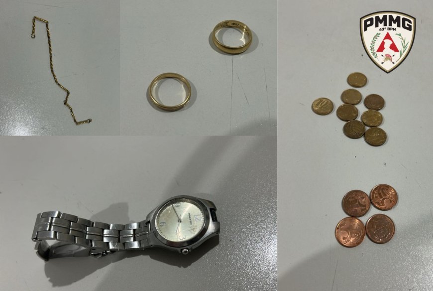 Suspeito é preso após furtar residência e tentar fugir por telhados em Guaxupé