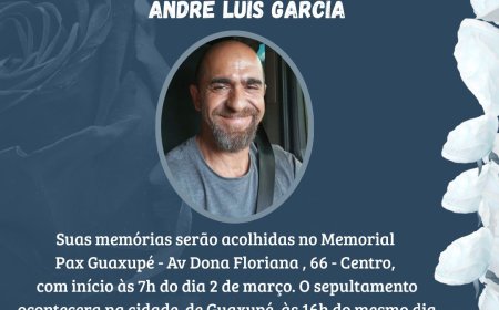 Nota de Falecimento: André Luiz Garcia, aos 51 anos