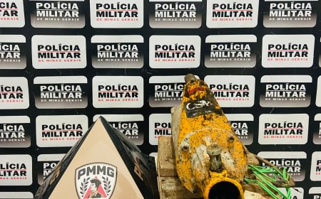 Motor industrial furtado em fábrica de lajes é recuperado pela PM em Monte Belo