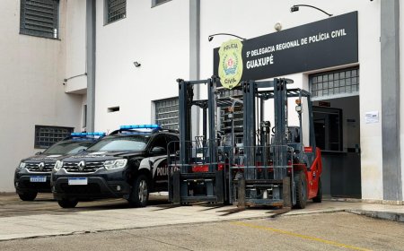 Polícia Civil recupera empilhadeiras avaliadas em R$350 mil em Guaxupé e Varginha