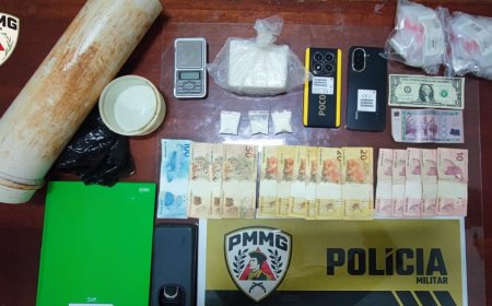 PM apreende drogas em cano de PVC, próximo a tanque de residência, no Sul de Minas