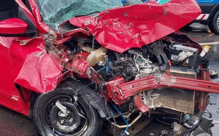 Motorista perde o controle do veículo devido às fortes chuvas e colide com outro na BR-491, entre Guaxupé e Juruaia