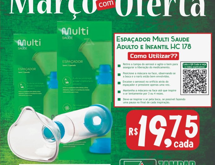 Ofertas do mês de Março na Zampar Farma