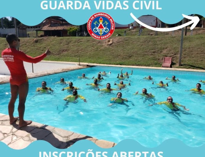 Bombeiros promovem Curso de Requalificação de Guarda-Vidas Civil em Guaxupé