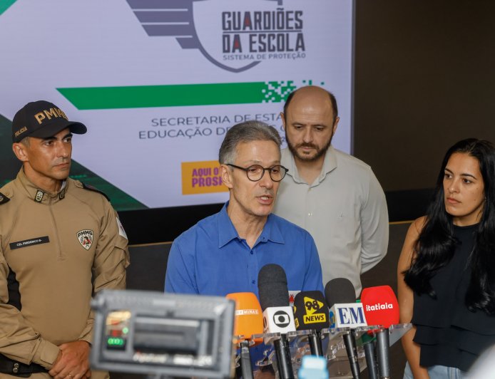 Governo de Minas lança programa para reforçar segurança nas escolas da rede estadual