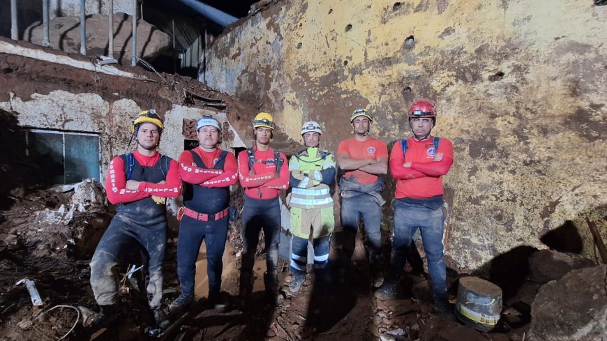 Bombeiros de Poços de Caldas finalizam missão em Juiz de Fora e retornam ao Sul de Minas