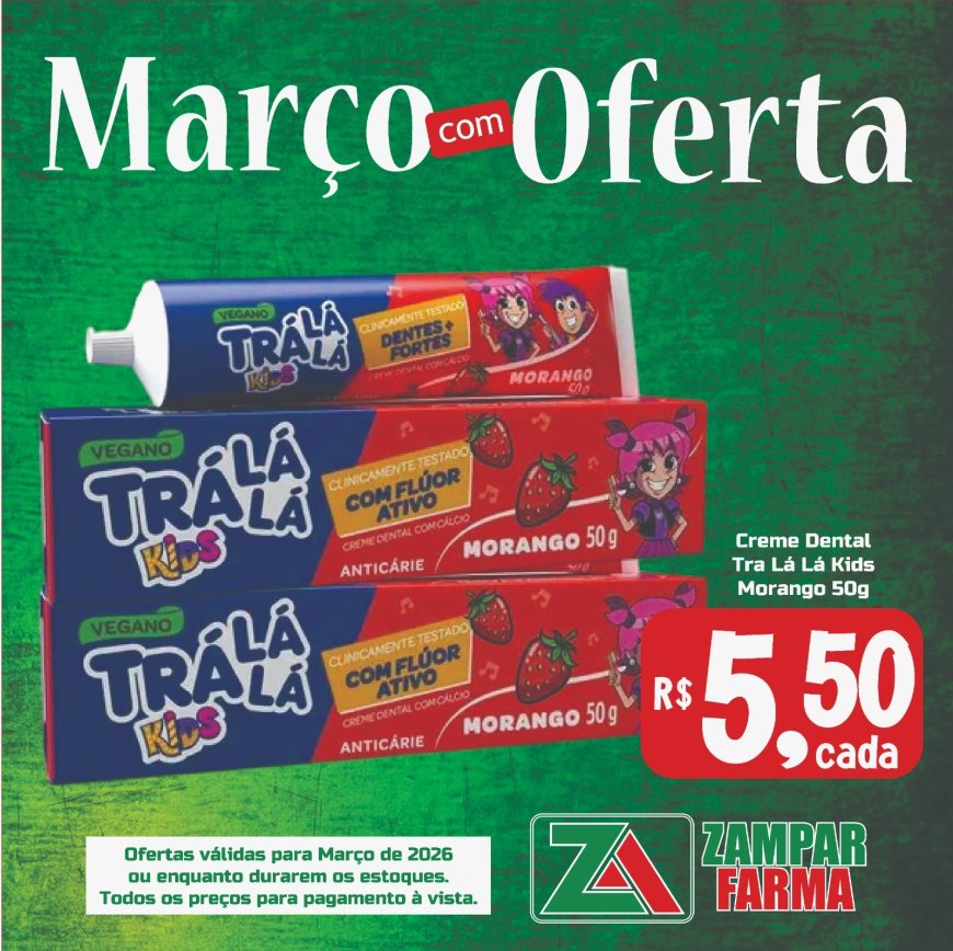Ofertas do mês de Março na Zampar Farma