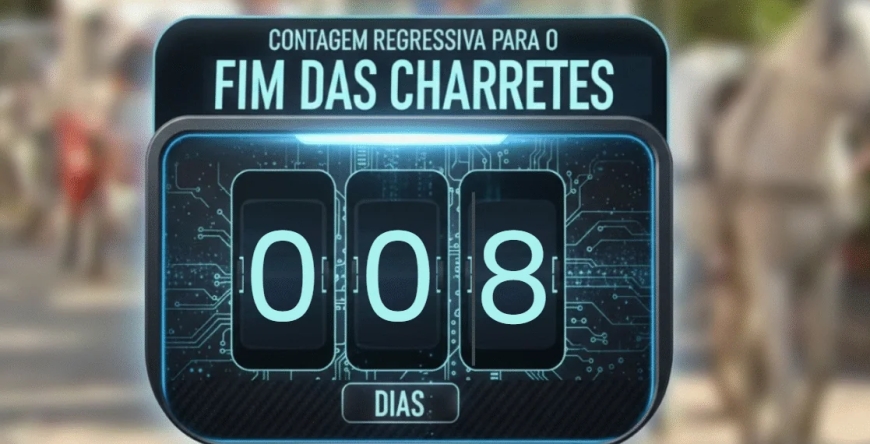 Prefeitura de Poços realiza contagem regressiva para o fim das charretes