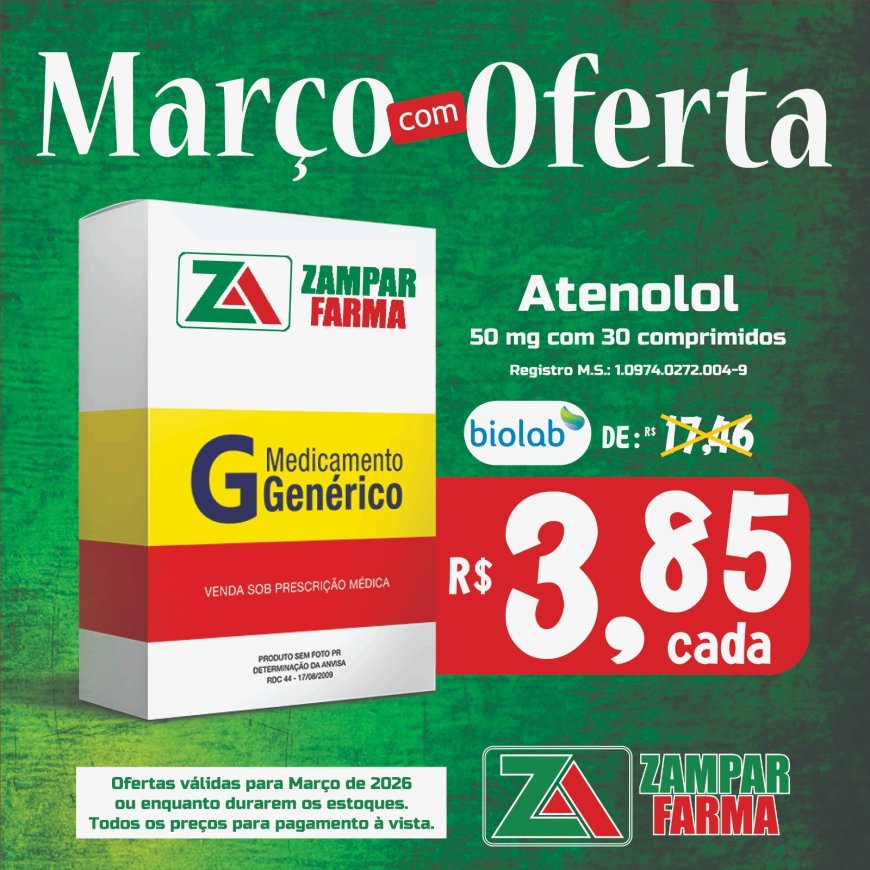 E as ofertas do mês de Março na Zampar Farma continuam