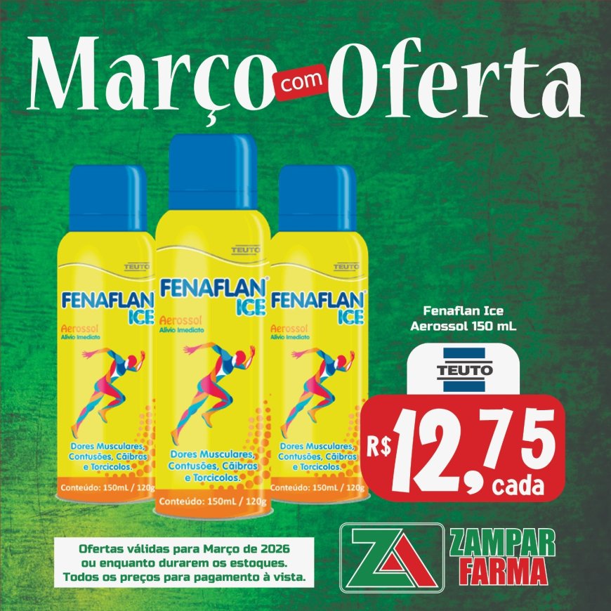E as ofertas do mês de Março na Zampar Farma continuam