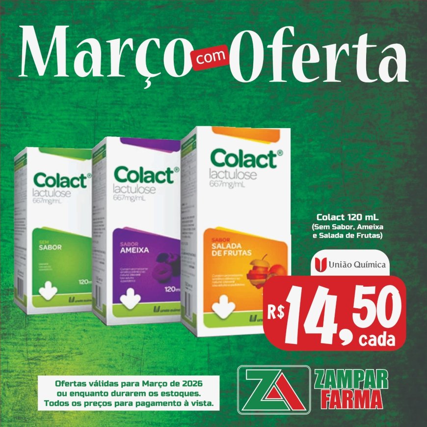 E as ofertas do mês de Março na Zampar Farma continuam