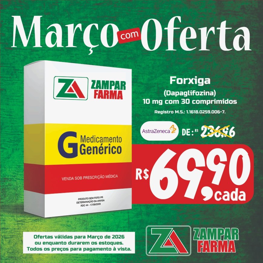E as ofertas do mês de Março na Zampar Farma continuam