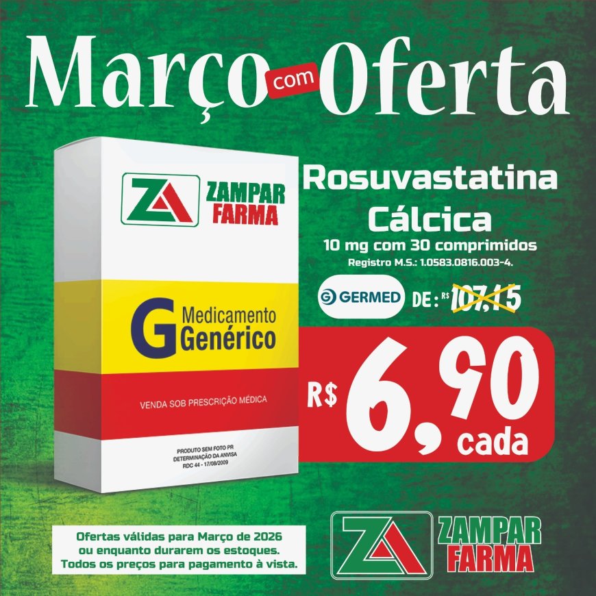 E as ofertas do mês de Março na Zampar Farma continuam