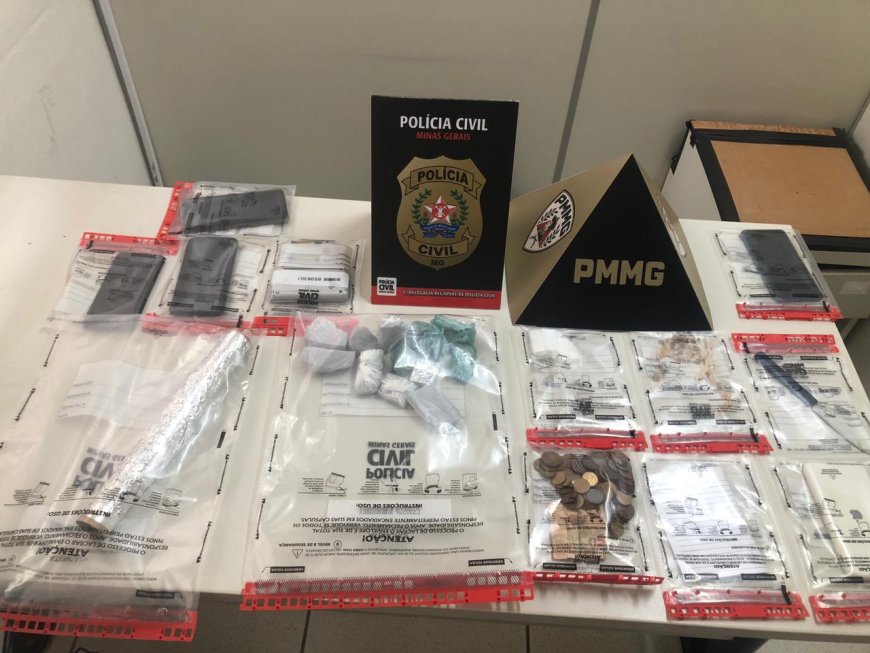 Dois homens são presos no centro de Guaranésia por envolvimento com o tráfico de drogas
