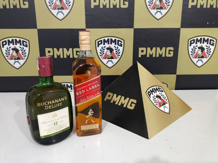 Policiais agem rápido e prendem homem por furtar bebidas em supermercado em Guaxupé