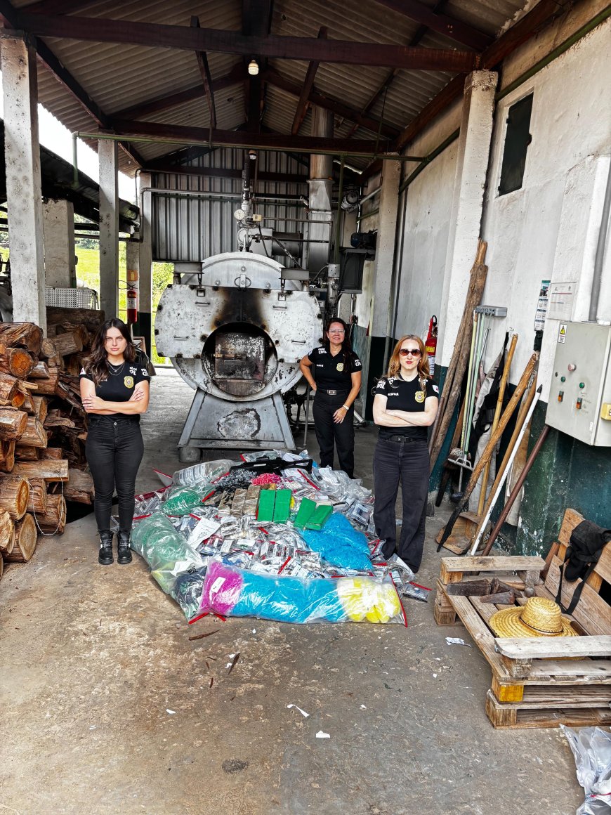 Drogas são incineradas pela Polícia Civil no Sul de Minas