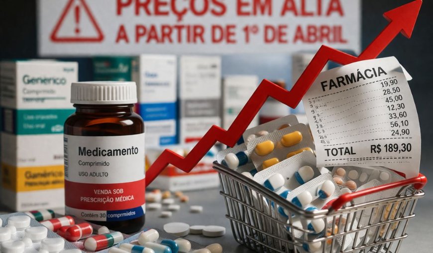 Medicamentos podem ter reajuste de até 3,81% a partir desta terça