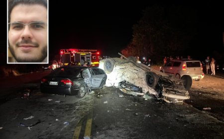 Professor universitário morre em violenta colisão entre veículos na MG-179