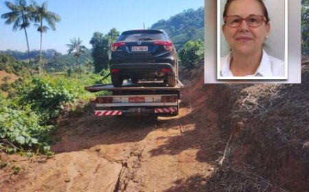 Desaparecida: farmacêutica idosa alfenense desaparece e carro é encontrado em estrada rural de difícil acesso em Campestre