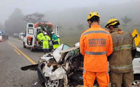 Grave acidente no Sul de Minas deixa vítima presa às ferragens do veículo e com múltiplas fraturas