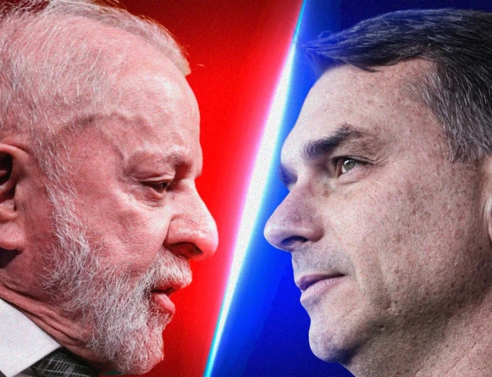Em Pesquisa realizada pelo instituto Meio/Ideia, Lula e Flávio Bolsonaro têm empate técnico em segundo turno