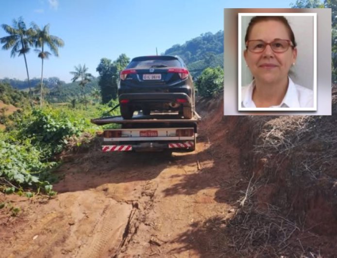 Desaparecida: farmacêutica idosa alfenense desaparece e carro é encontrado em estrada rural de difícil acesso em Campestre