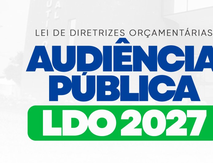 LDO: Prefeitura de Guaxupé convida para audiência pública que define uso do recurso público em 2027
