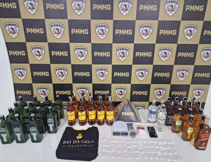 Bebidas alcoólicas adulteradas são apreendidas no Jardim Europa II, em Guaxupé