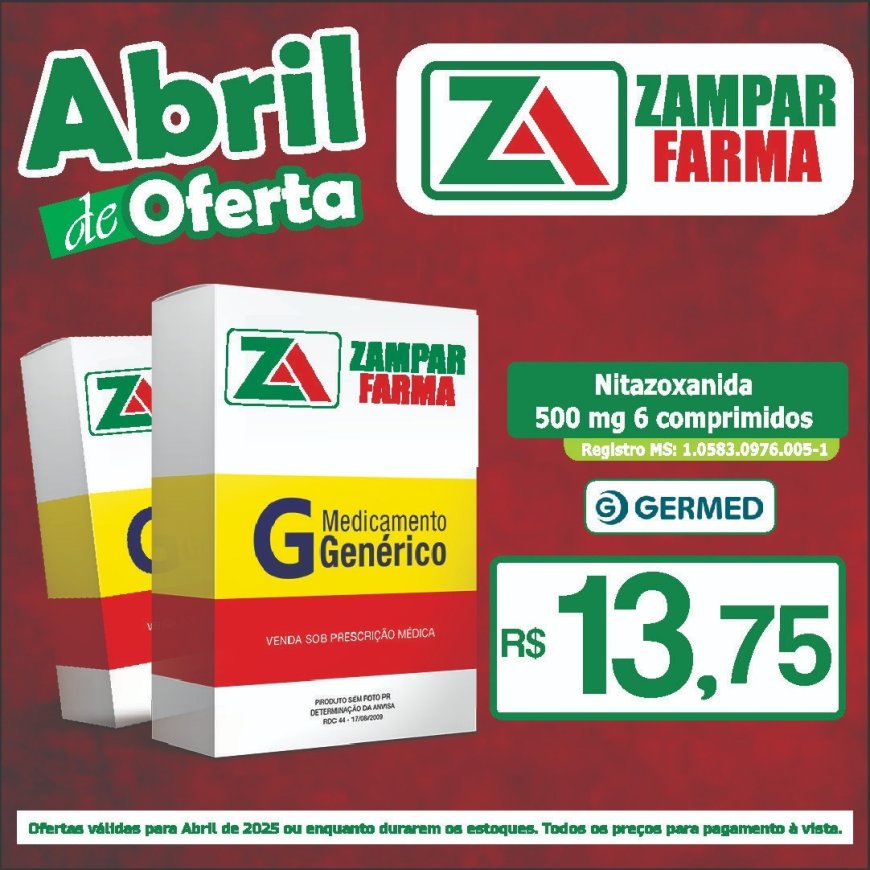Ofertas do mês de abril na Zampar Farma