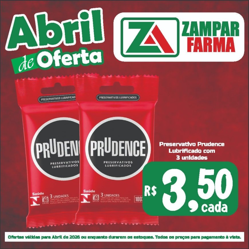 Ofertas do mês de abril na Zampar Farma
