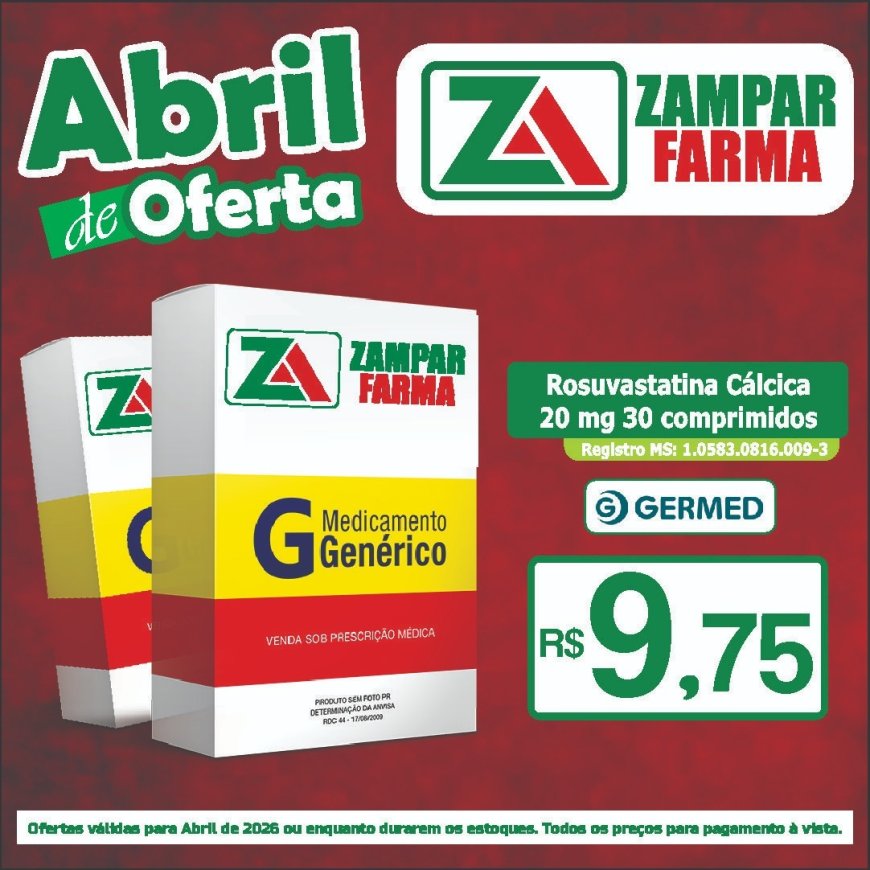 Ofertas do mês de abril na Zampar Farma