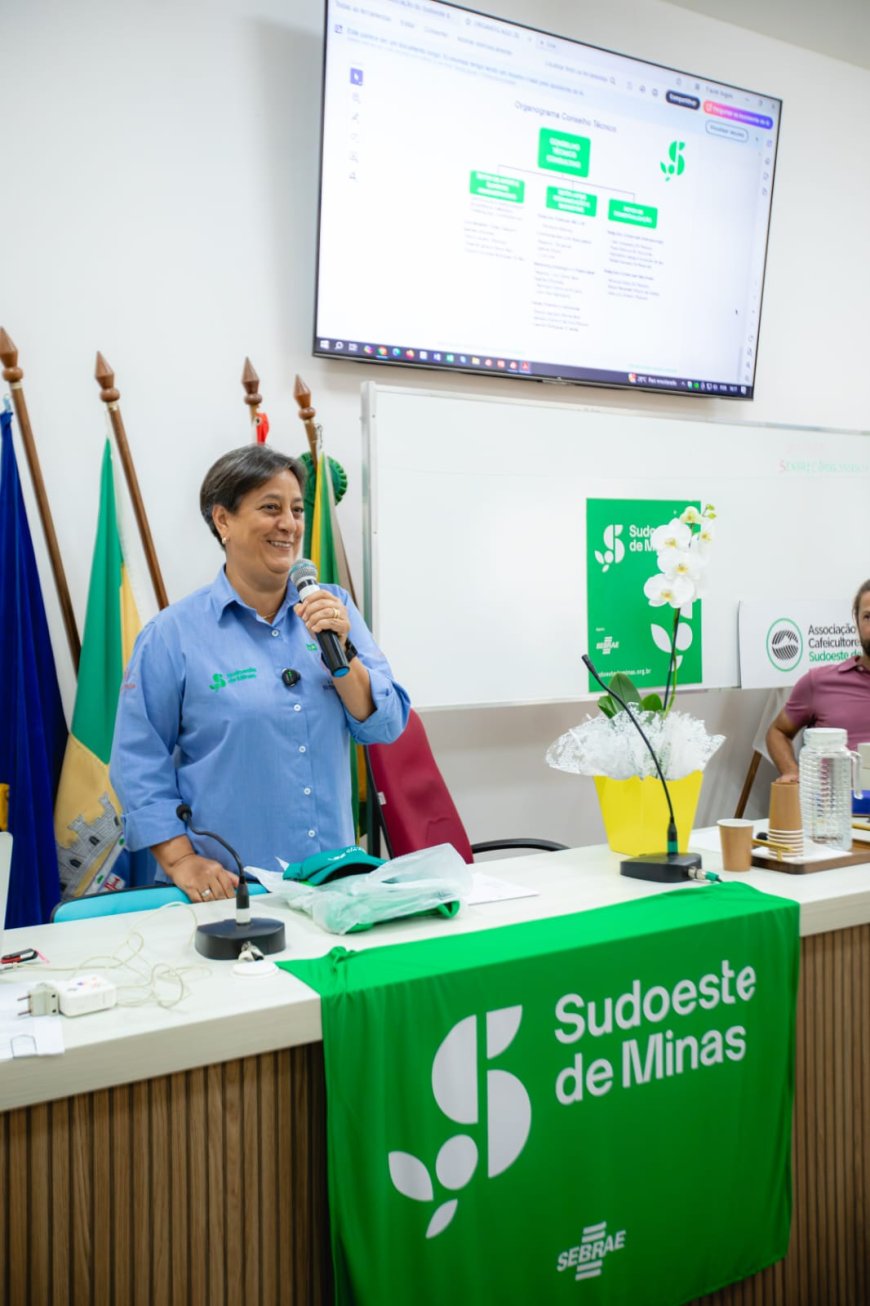 Produtora rural de Monte Santo de Minas assume a Presidência da Associação dos Cafeicultores do Sudoeste de Minas