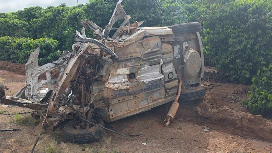 Condutor de 35 anos morre em grave acidente na MGC-179, entre Alfenas e Machado