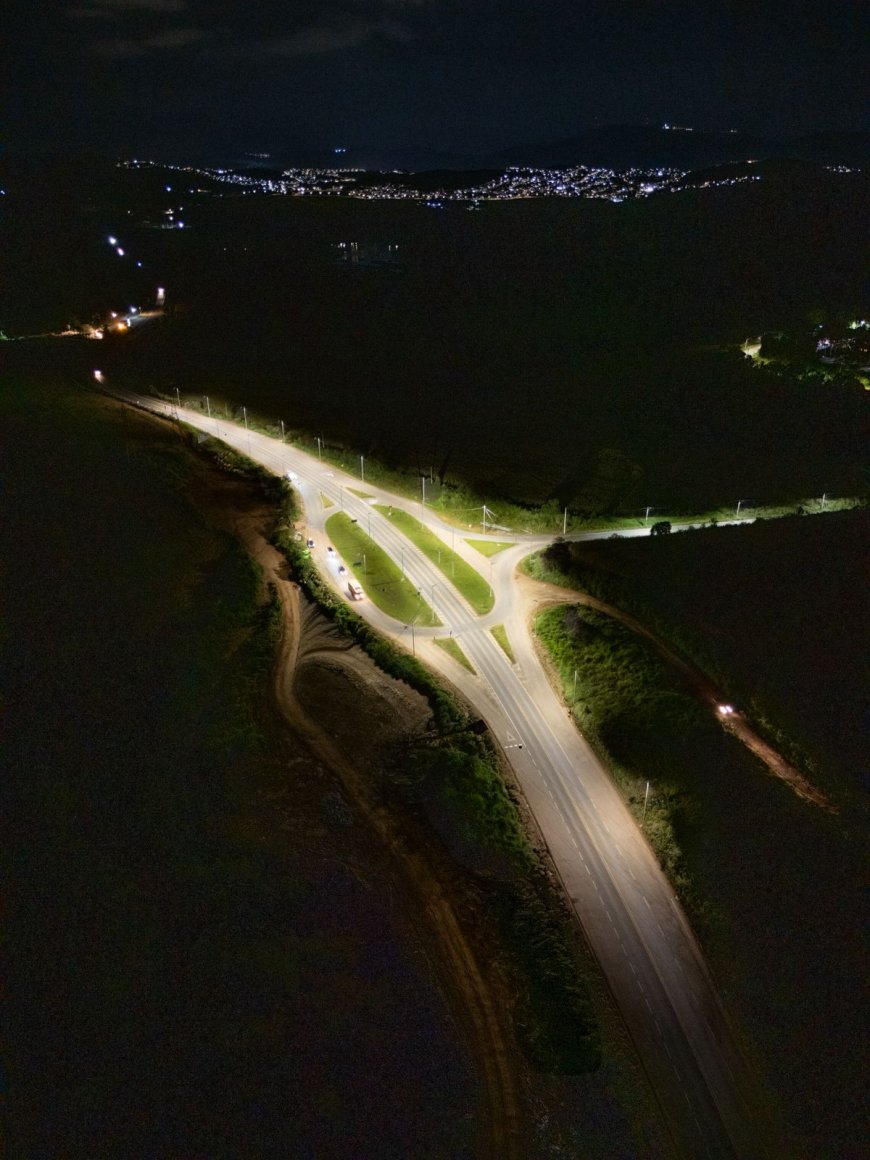 EPR Sul de Minas avança na iluminação de trevos em Poços de Caldas e região