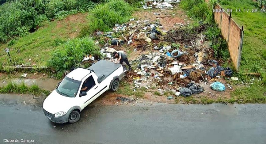 Prefeitura instala câmeras para fiscalizar descarte irregular de lixo em Guaxupé