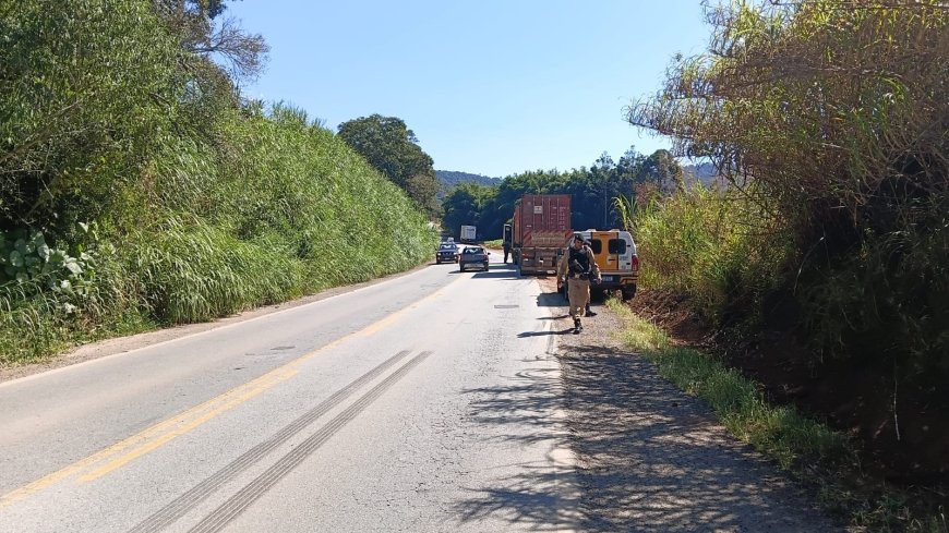 Motociclista guaxupeano sofre acidente em moto romaria com destino à Aparecida
