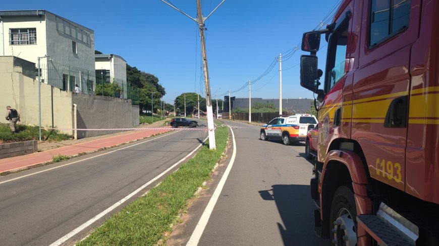 Batida em poste deixa duas pessoas feridas e a população de Guaxupé sem energia elétrica