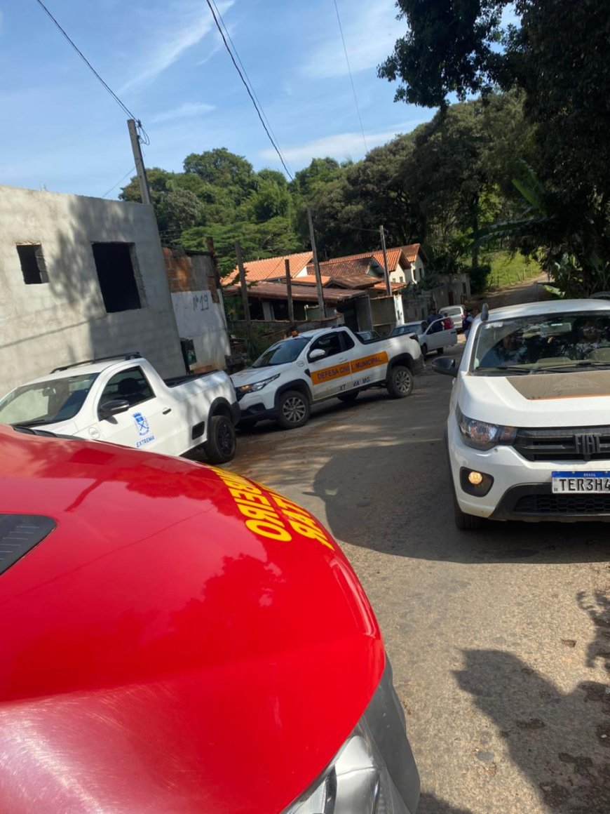 Caminhão de lixo perde freios e mobiliza equipes de emergência em cidade do Sul de Minas