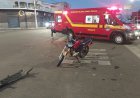Acidente deixa motociclista ferido em Guaxupé