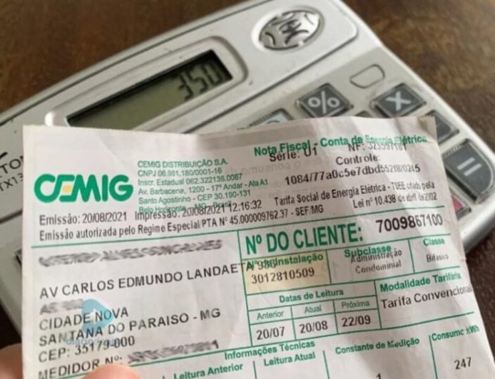 Aneel aprova reajuste na tarifa da Cemig e conta de luz ficará mais cara a partir desta quinta-feira, 28