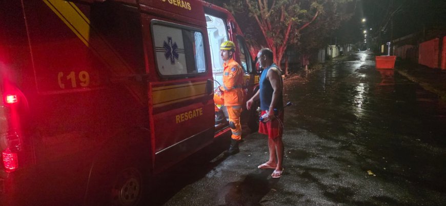 Bombeiro salva bebê engasgado com leite no interior de Minas