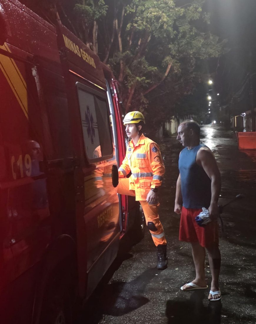 Bombeiro salva bebê engasgado com leite no interior de Minas