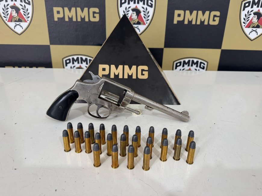 Homem de 33 anos é preso por porte ilegal de arma de fogo em Guaxupé