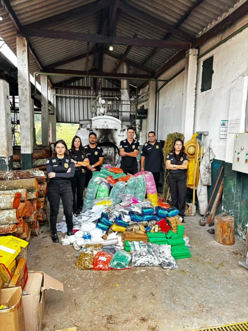 Polícia Civil incinera mais de 100 quilos de drogas no Sul de Minas