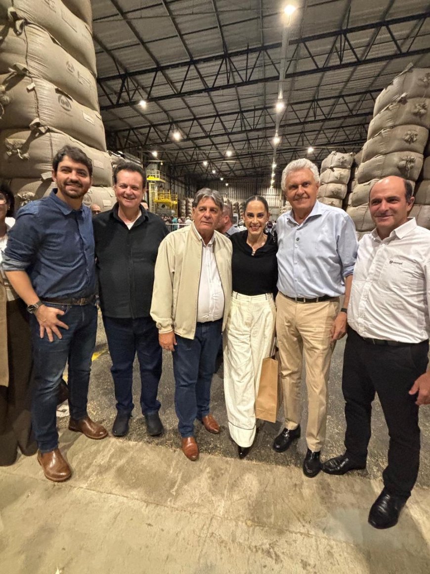 Pré-candidato à Presidência do Brasil, Ronaldo Caiado visita a Cooxupé